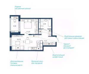 1-к квартира, вторичка, 48м2, 6/22 этаж