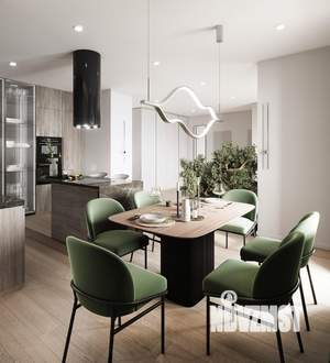 2-к квартира, строящийся дом, 53м2, 16/25 этаж