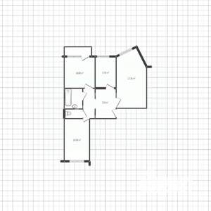 3-к квартира, вторичка, 63м2, 2/9 этаж