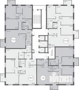 4-к квартира, вторичка, 118м2, 24/25 этаж