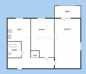 2-к квартира, вторичка, 42м2, 3/5 этаж