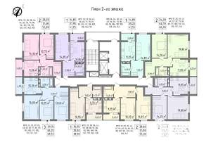 3-к квартира, строящийся дом, 70м2, 13/19 этаж