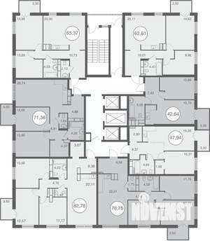 3-к квартира, вторичка, 83м2, 22/25 этаж