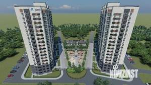 2-к квартира, строящийся дом, 71м2, 16/18 этаж