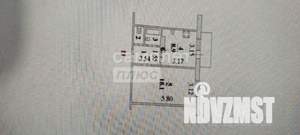 1-к квартира, вторичка, 38м2, 1/9 этаж