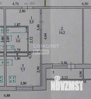 1-к квартира, вторичка, 33м2, 1/10 этаж