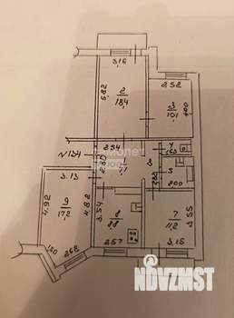 4-к квартира, вторичка, 80м2, 7/9 этаж