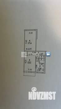 2-к квартира, вторичка, 48м2, 1/5 этаж
