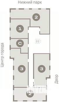 2-к квартира, вторичка, 141м2, 10/25 этаж