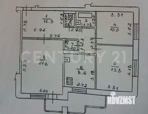 3-к квартира, вторичка, 82м2, 1/16 этаж