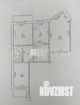 3-к квартира, вторичка, 63м2, 9/9 этаж
