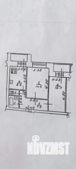 2-к квартира, вторичка, 51м2, 8/9 этаж