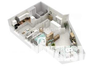 2-к квартира, вторичка, 64м2, 13/19 этаж