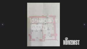 1-к квартира, вторичка, 44м2, 1/7 этаж