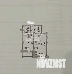 1-к квартира, вторичка, 41м2, 9/16 этаж