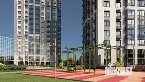 1-к квартира, строящийся дом, 40м2, 15/25 этаж