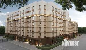 1-к квартира, строящийся дом, 41м2, 6/7 этаж