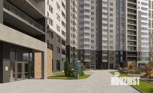 2-к квартира, строящийся дом, 57м2, 19/19 этаж