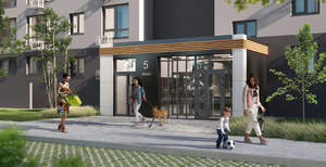 1-к квартира, сданный дом, 44м2, 14/18 этаж