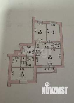 3-к квартира, вторичка, 76м2, 1/15 этаж