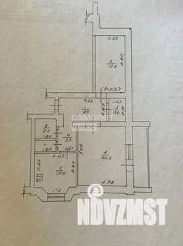 2-к квартира, вторичка, 63м2, 1/5 этаж