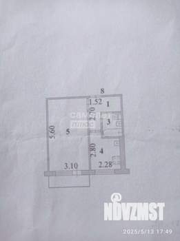 1-к квартира, вторичка, 31м2, 3/5 этаж