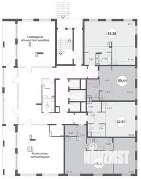 1-к квартира, вторичка, 85м2, 1/25 этаж