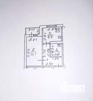 1-к квартира, вторичка, 34м2, 7/10 этаж
