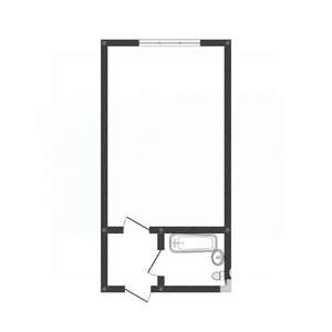 1-к квартира, вторичка, 18м2, 3/5 этаж