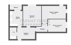 3-к квартира, вторичка, 80м2, 8/15 этаж