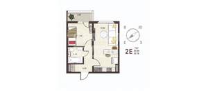 1-к квартира, строящийся дом, 32м2, 12/17 этаж