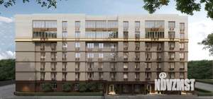 1-к квартира, строящийся дом, 46м2, 6/7 этаж