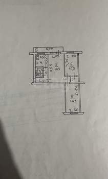 3-к квартира, вторичка, 59м2, 1/5 этаж
