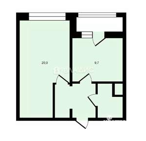 1-к квартира, вторичка, 39м2, 15/17 этаж