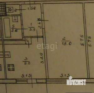 1-к квартира, вторичка, 35м2, 6/9 этаж