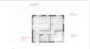 2-к квартира, сданный дом, 59м2, 3/25 этаж