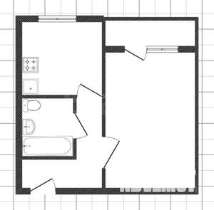 1-к квартира, вторичка, 38м2, 10/17 этаж