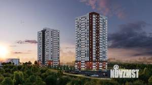 1-к квартира, строящийся дом, 31м2, 15/21 этаж