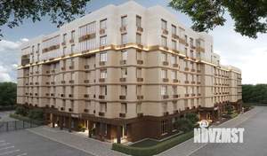 1-к квартира, строящийся дом, 44м2, 6/7 этаж