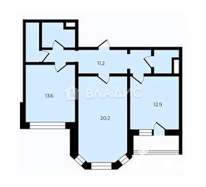 2-к квартира, вторичка, 67м2, 15/17 этаж