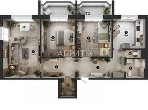 3-к квартира, вторичка, 81м2, 3/9 этаж