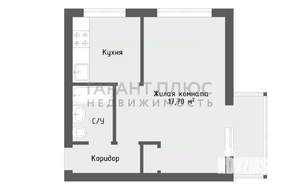 1-к квартира, вторичка, 30м2, 4/5 этаж