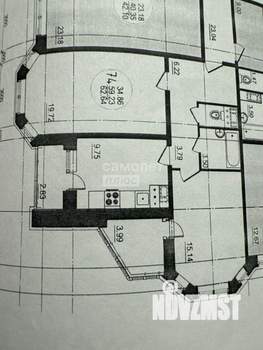 2-к квартира, вторичка, 59м2, 14/20 этаж