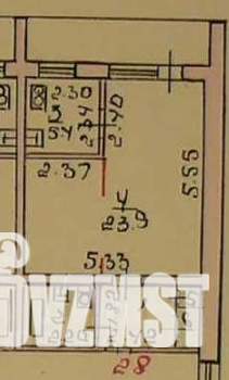 1-к квартира, вторичка, 39м2, 2/5 этаж