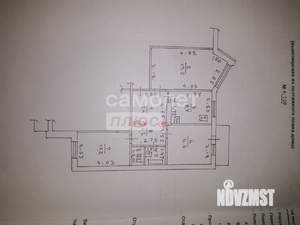 3-к квартира, вторичка, 61м2, 3/5 этаж