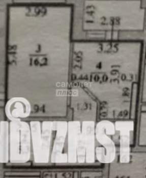 1-к квартира, вторичка, 53м2, 18/19 этаж