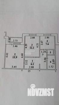 2-к квартира, вторичка, 52м2, 4/10 этаж