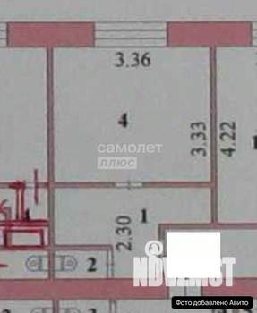 1-к квартира, вторичка, 17м2, 5/5 этаж