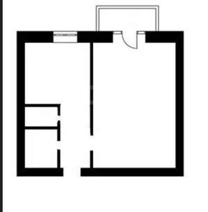 1-к квартира, вторичка, 35м2, 3/12 этаж
