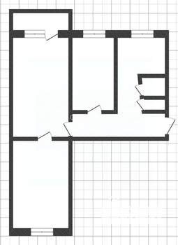 3-к квартира, вторичка, 59м2, 4/5 этаж
